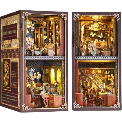 2Kids Toys 3D skládačka Zarážka na knihy Miniatura domečku Dům sběratele motýlů – Hledejceny.cz
