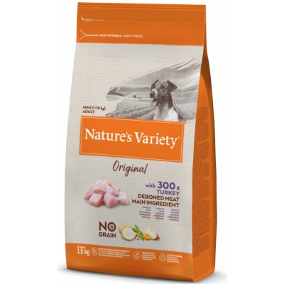 Nature's Variety no grain pro malé psy s krůtou 1,5 kg