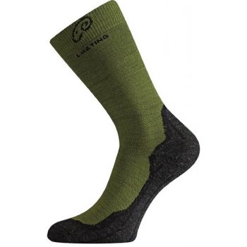 Lasting Trekingové merino ponožky WHI 699 zelená