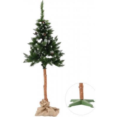 Chomik Vánoční stromek na kmeni zasněžená borovice s šiškou 190 cm *0431* – Hledejceny.cz