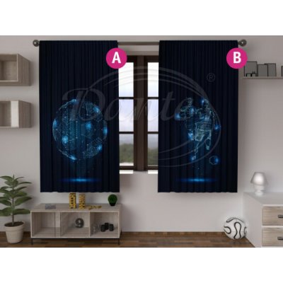 Fotbalový závěs hologram 2 verze - vzor B - 180 cm x 145 cm – Hledejceny.cz
