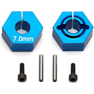 Associated FT hliníkové unašeče disků modré 7.0mm 2 ks