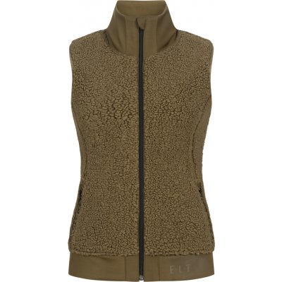 ELT ELT Vesta fleecová Rotterdam dámská khaki zelená – Zboží Dáma