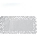 Wimex Dekorativní krajka hranatá bílá 30x18cm 100 ks – Sleviste.cz