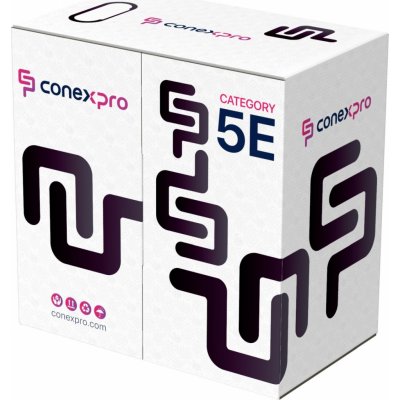 Conexpro O5EUTP UTP, venkovní, CAT5e, PE, 24AWG, 305m, černý