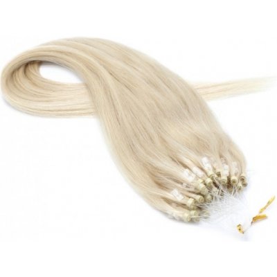 60cm vlasy pro metodu easy loop/micro ring 0,7g/pramen platina – Sleviste.cz