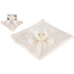 Teddies Ovce/ovečka usínáček chrastítko plyš 25x25cm bílá na kartě v sáčku – Hledejceny.cz