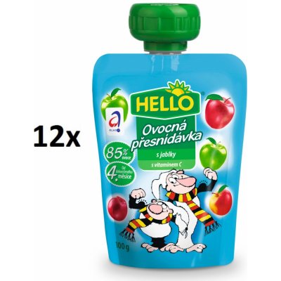 Hello s jablky 12 x 100 g – Zboží Mobilmania