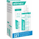 Elmex Sensitive sada ústní voda 400 ml + zubní pasta Sensitive 75 ml