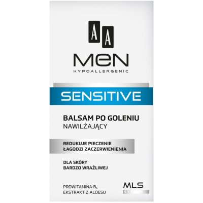 AA Cosmetics Men Sensitive hydratační balzám po holení (Micro Lipid System + Aloe Extract) 100 ml