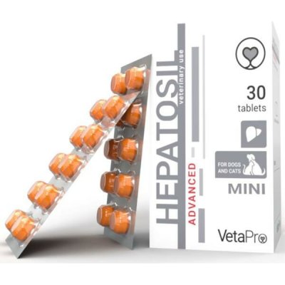 VetaPro Hepatosil Advanced Mini 30 tablet – Hledejceny.cz
