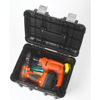 Keter POWER TOOL BOX 16'' černá/červená 17191708 – Zboží Mobilmania