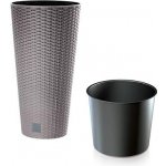 Prosperplast RATO TUBUS Květináč 20x38,1 cm ratan krémový – Zboží Mobilmania