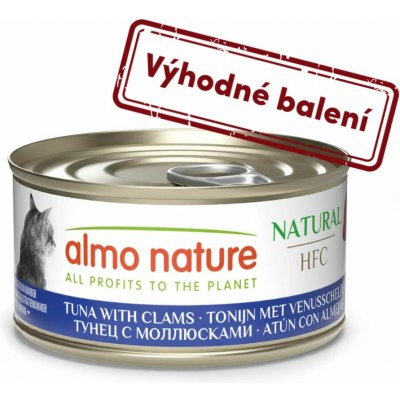 Almo Nature HFC Natural Tuňák a mušle 24 x 70 g – Hledejceny.cz