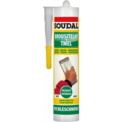 SOUDAL akrylátový brousitelný tmel 310g bílý