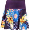 Dámská sukně Thajsko sukně krátká Lambada fialový pas květy