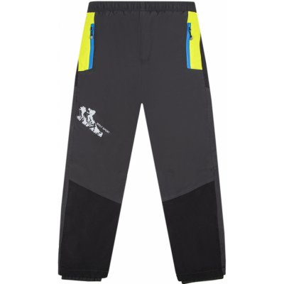 Wolf B2273 chlapecké šusťákové kalhoty zateplené tmavě šedá – Zboží Dáma