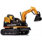 KidVolt Elektrický traktor bagr s lopatou – Zboží Dáma