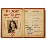 Bezvadary.cz | Retro průkaz vzorné pionýrky radosti s vlastní fotografiíA3 42x30cm rp39 – Zboží Mobilmania