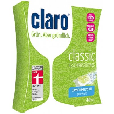 Claro Eco Classic tablety do myčky 40 ks – Sleviste.cz