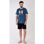 Oliver pánské pyžamo krátké petrolejové – Sleviste.cz