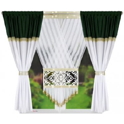 Fliying Komplet Dezzi zelená/bílá 310x160 cm – Hledejceny.cz