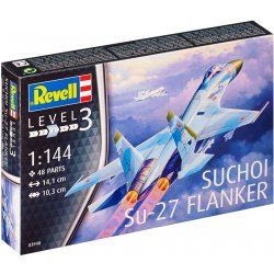 Revell Plastic ModelKit letadlo 03948 Su-27 Flanker 1:144