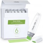 Ohuhu Kaligrafické fixy Extra Broad 6 ks Halcyon Oasis – Hledejceny.cz