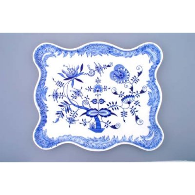Český porcelán Dubí Cibulák podnos ozdobný 10092 45cm – Zboží Mobilmania