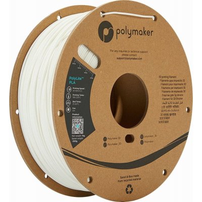 Polymaker PolyLite PLA bílá 1,75mm 1kg – Zboží Živě