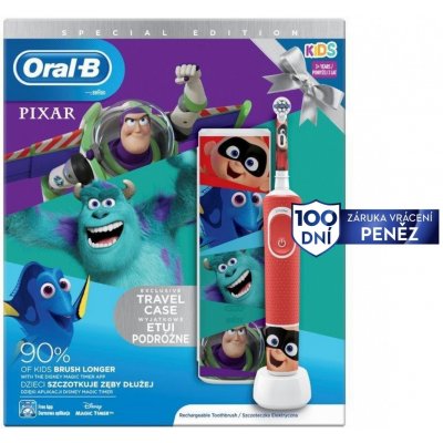Oral-B Vitality D100 Kids Pixar + cestovní pouzdro