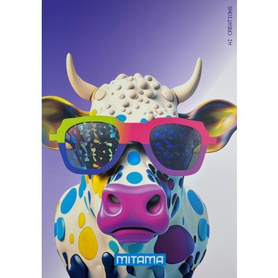 MITAMA Kráva A4 linkovaný s okraji – Zboží Mobilmania