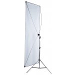 Fomei odrazná deska Lite panel bílá / černá 100 × 220 cm – Zboží Živě