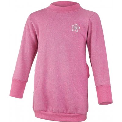 Little Angel šaty mikinové hřejivé růžová lesk – Hledejceny.cz