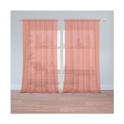 Sablio Záclony Paprika: 2ks 150x250cm – Hledejceny.cz