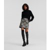 Dámská sukně Karl Lagerfeld Check Boucle Skirt černá