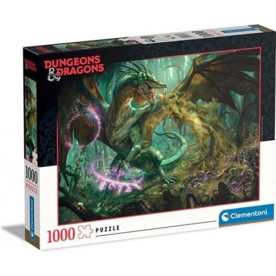 Clementoni Dungeons & Dragons Drak 1000 dílků – Zbozi.Blesk.cz