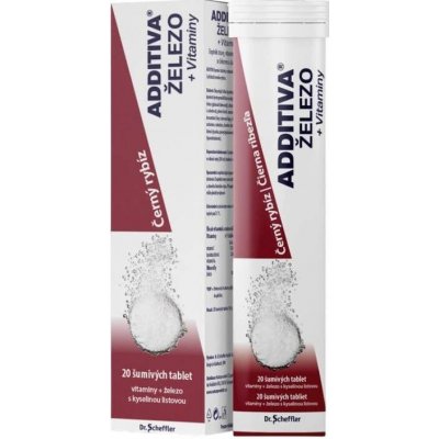 Additiva Železo + Vitaminy 20 šumivých tablet – Hledejceny.cz