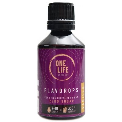 One Life Flavdrops 50ml vanilka – Zbozi.Blesk.cz