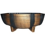 Strend Pro Woodeff Kvetináč 29x41x19 cm zlatý – Hledejceny.cz