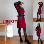 Prošikulky.cz Střih na dámské variabilní šaty LIBERTY – Zboží Dáma