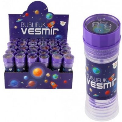 Teddies Bublifuk Vesmír 50ml 11cm mix druhů 30ks – Zboží Dáma
