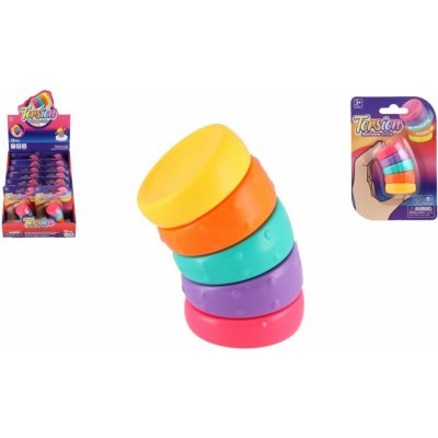 Fidget duhový antistresový plast 5,5cm na kartě 9x13cm 12ks v boxu – Zboží Mobilmania
