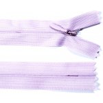 Spirálový zip no.3 skrytý nerozepínací 60cm - více barev color: 565 šeříková fialová – Hledejceny.cz