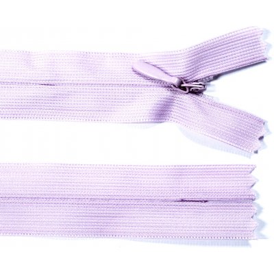 Spirálový zip no.3 skrytý nerozepínací 60cm - více barev color: 565 šeříková fialová – Hledejceny.cz