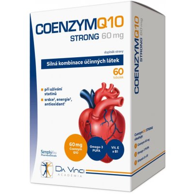 Coenzym Q10 Strong 60 mg DaVinci Academia 60 tobolek – Hledejceny.cz