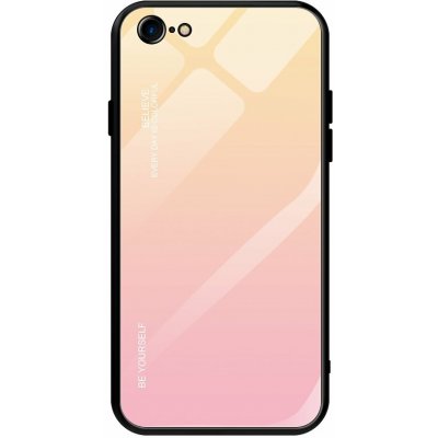 Gradient glass růžovo-žlutý – Apple iPhone 7 / iPhone 8 / iPhone SE 2020 / iPhone SE 2022 – Zboží Mobilmania