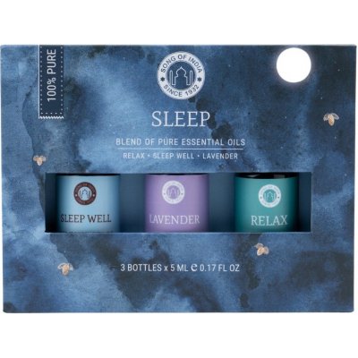 Song of India Spánková aromaterapie sada esenciálních olejů 3 x 5 ml – Hledejceny.cz