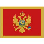 Printwear Vlajka Černá Hora Flagme Montenegro 90 x 150 cm – Hledejceny.cz