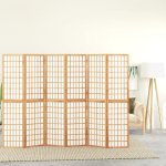 zahrada-XL Skládací 6dílný paraván v japonském stylu 240 x 170 cm – Sleviste.cz